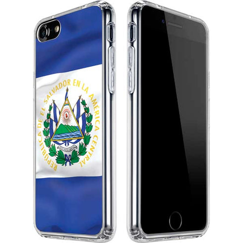 El Salvador Flag iPhone SE (2nd & 3rd Gen) Clear Case